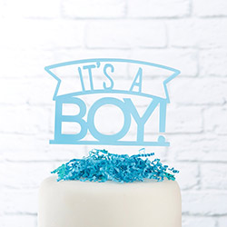 Its a Boy Acrylic Cake Topper