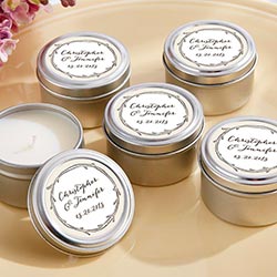 Personalized Travel Candle -The Hunt Is Over