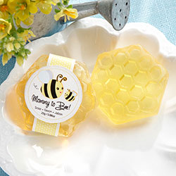 "Mommy To Bee" Honey-Scented Honeycomb Soap