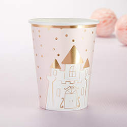 Princess 8 oz. Paper Cups (Set of 8)