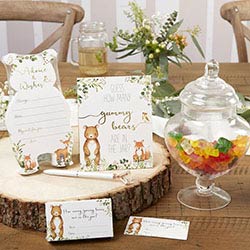 Woodland Baby Advice Card & Baby Shower Game (Set of 50)