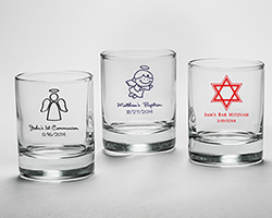 Personalized Shot Glass/ Votive Holder - Religious