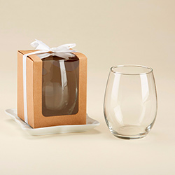 Kraft 15 oz. Stemless Wine Glass Box (Set of 12)