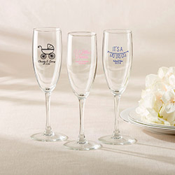 Personalized Champagne Flute – Baby Shower