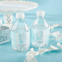 Personalized Water Bottle Labels  – He Asked, She Said Yes