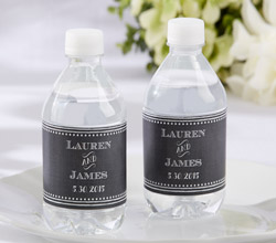 Personalized Water Bottle Labels - Chalk