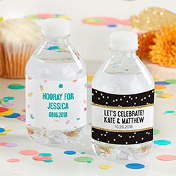 Personalized Water Bottle Labels - Party Time