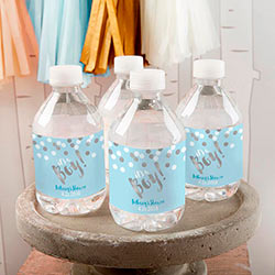 Personalized Water Bottle Labels - Its a Boy!
