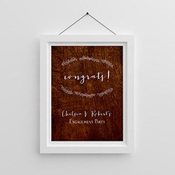 Personalized Poster (18x24) - Rustic