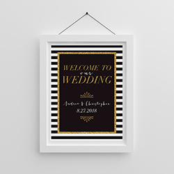 Personalized Poster (18x24) - Classic Wedding