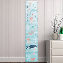 Personalized Under The Sea Growth Chart