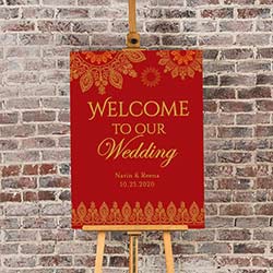Personalized Poster (18x24) - Indian Jewel Wedding