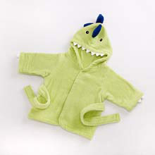 "Splash-a-saurus" Dinosaur Hooded Spa Robe